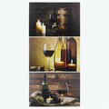 Youngs Canvas Wine Cellar LED Light Up Wall Art, Assorted Color - 3 Piece 21649